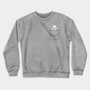 Japanese Flying Squirrel in a Pocket Crewneck Sweatshirt